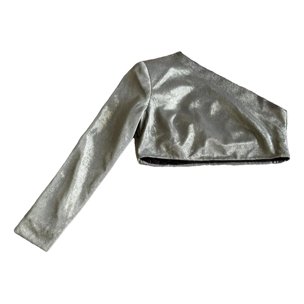 Pre-owned Michelle Mason Blouse In Metallic