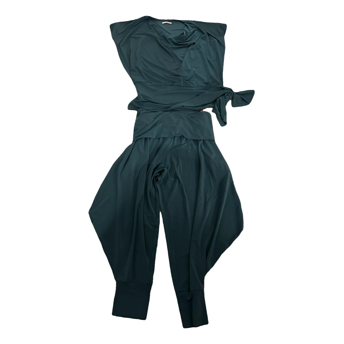 Pre-owned Issey Miyake Jumpsuit In Green