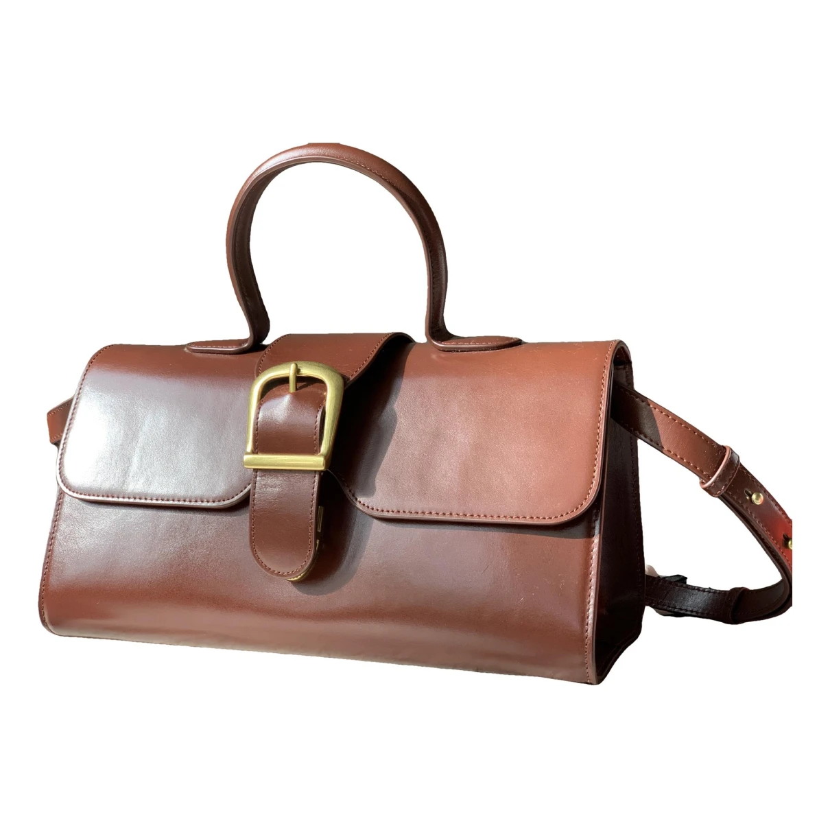Pre-owned Rylan Leather Handbag In Burgundy