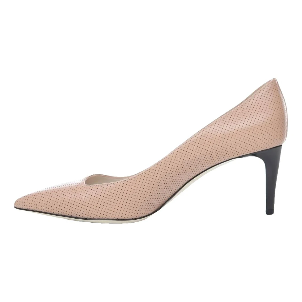 Pre-owned Giorgio Armani Leather Heels In Beige