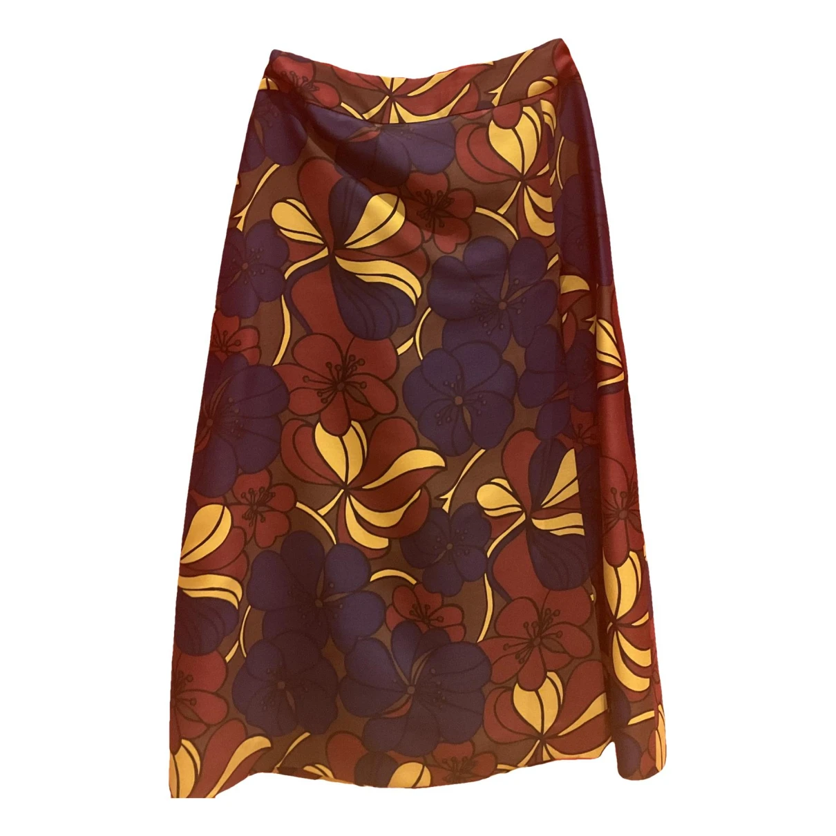 Pre-owned Marni Silk Skirt Suit In Multicolour