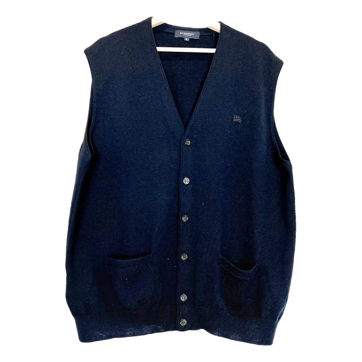 Pre-owned Burberry Wool Knitwear & Sweatshirt In Blue