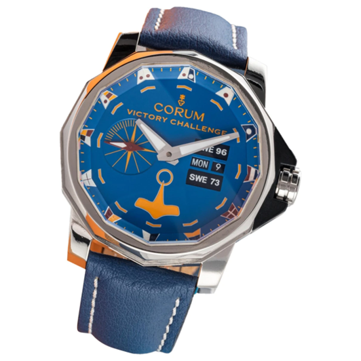 Pre-owned Corum Watch In Navy