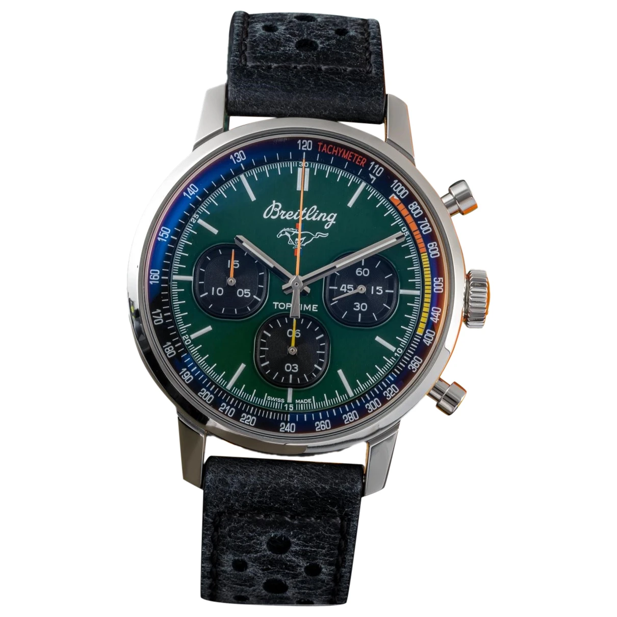 Pre-owned Breitling Top Time Watch In Green