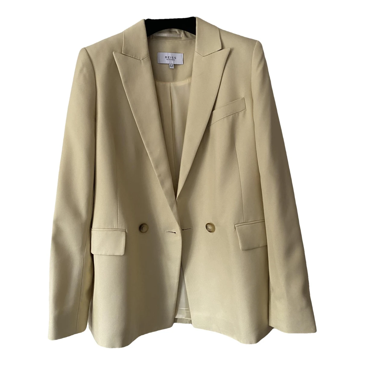 Pre-owned Reiss Blazer In Yellow
