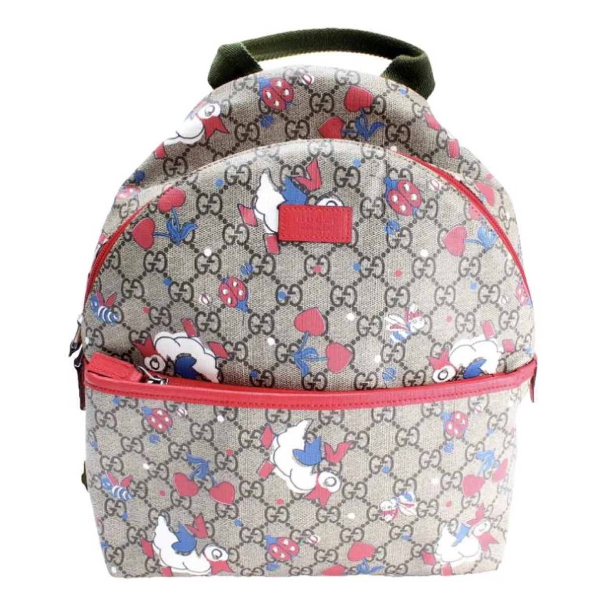 Pre-owned Gucci Cloth Backpack In Multicolour