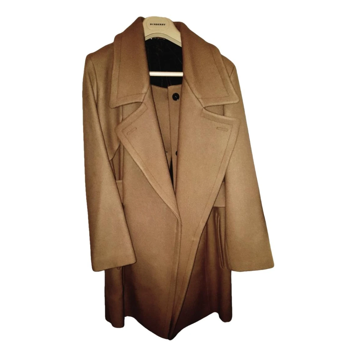 Pre-owned Gucci Cashmere Coat In Brown