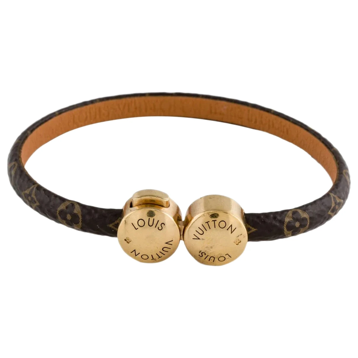Pre-owned Louis Vuitton Cloth Bracelet In Gold