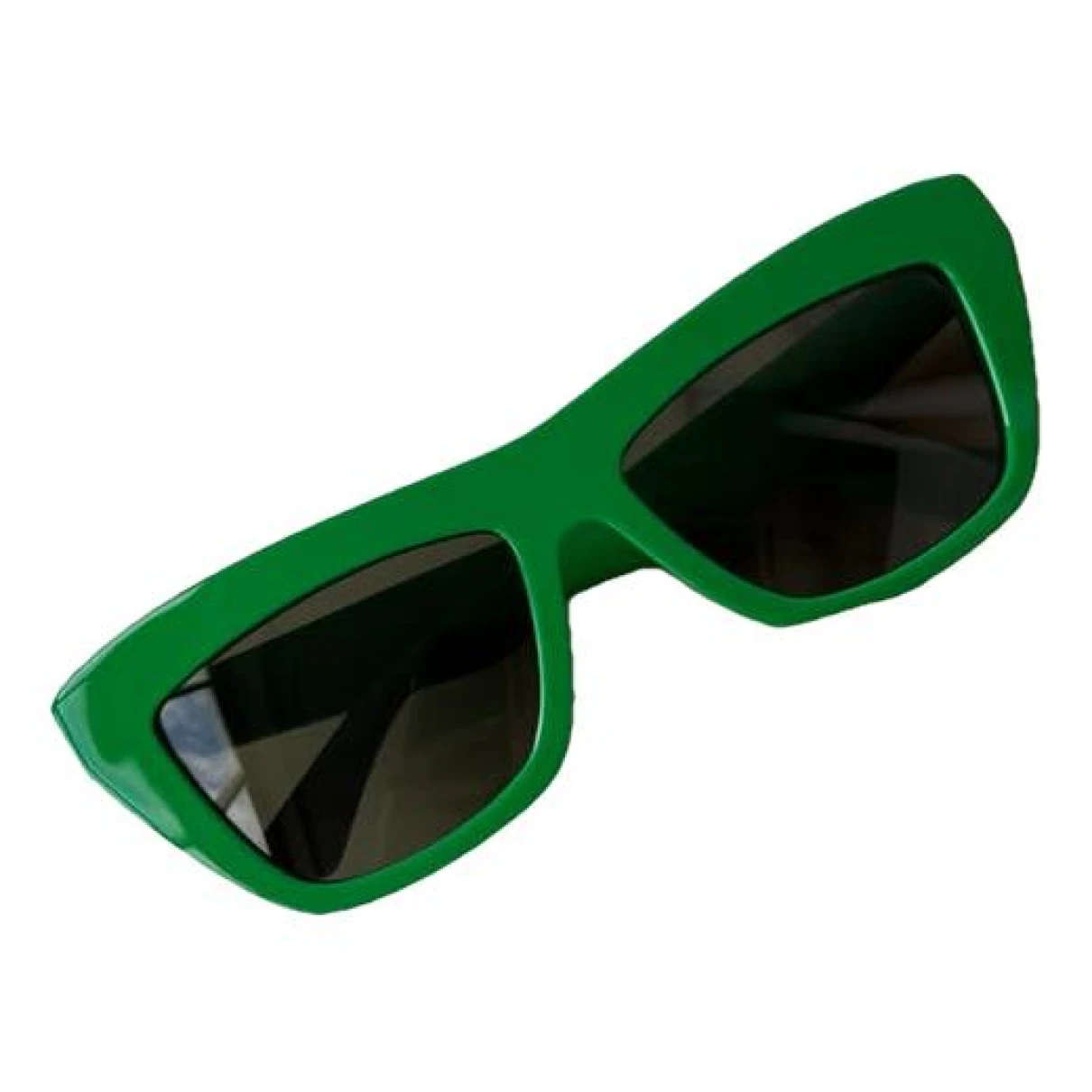 Pre-owned Bottega Veneta Sunglasses In Green