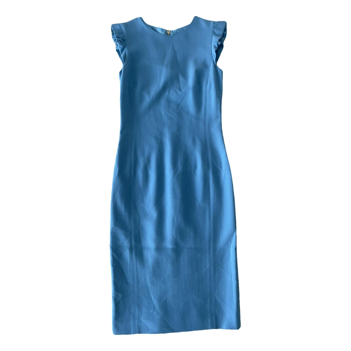 Pre-owned Emilio Pucci Wool Mid-length Dress In Blue