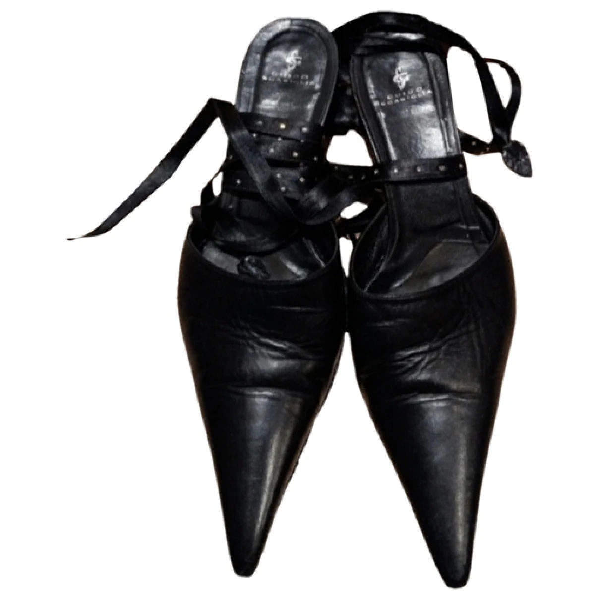 Pre-owned Guido Sgariglia Leather Heels In Black