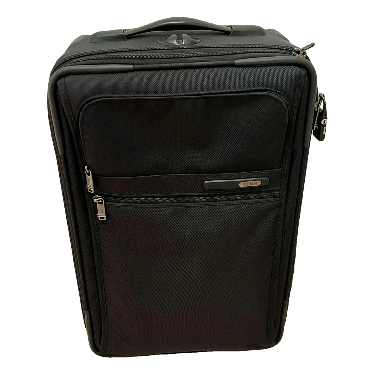 Pre-owned Tumi Cloth Travel Bag In Black