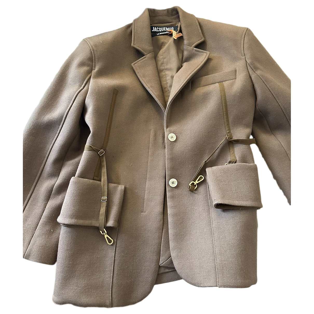 Pre-owned Jacquemus Wool Blazer In Brown