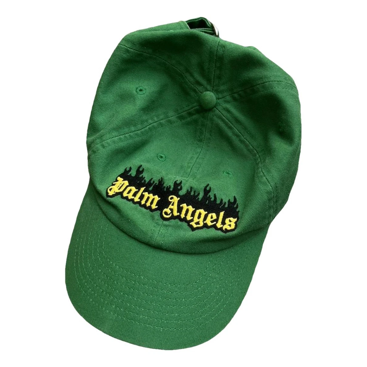 Pre-owned Palm Angels Cap In Green