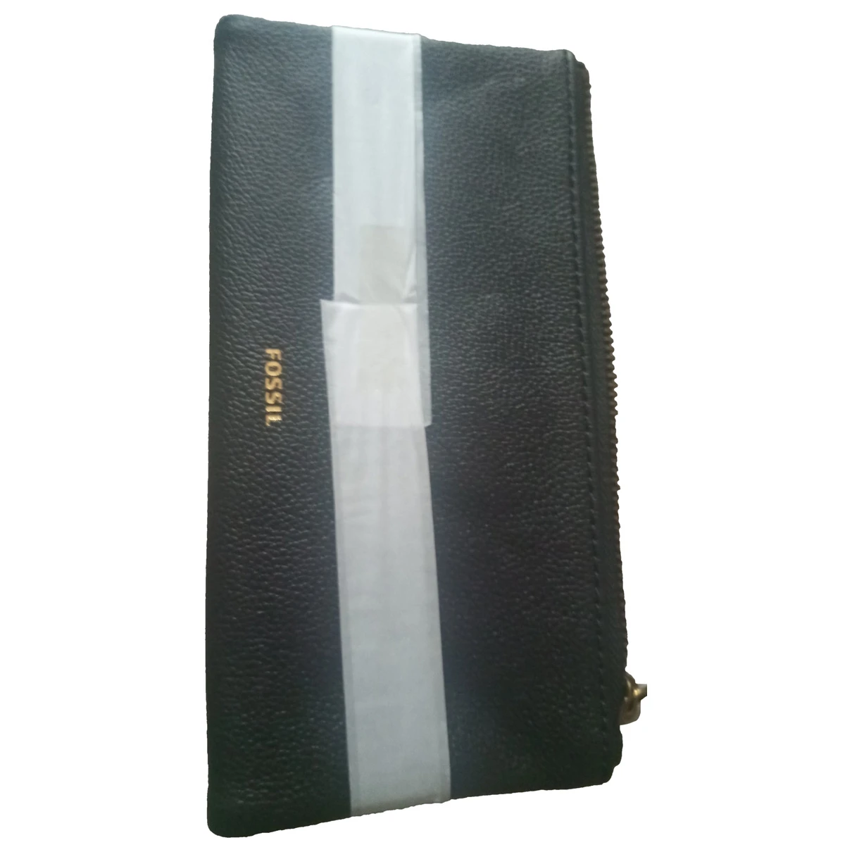 Pre-owned Fossil Leather Wallet In Black