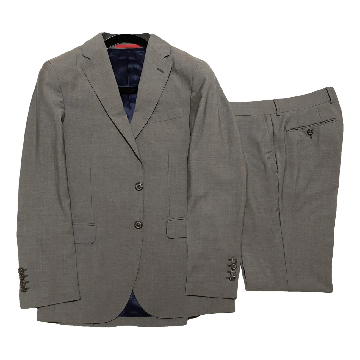 Pre-owned Carolina Herrera Wool Suit In Grey
