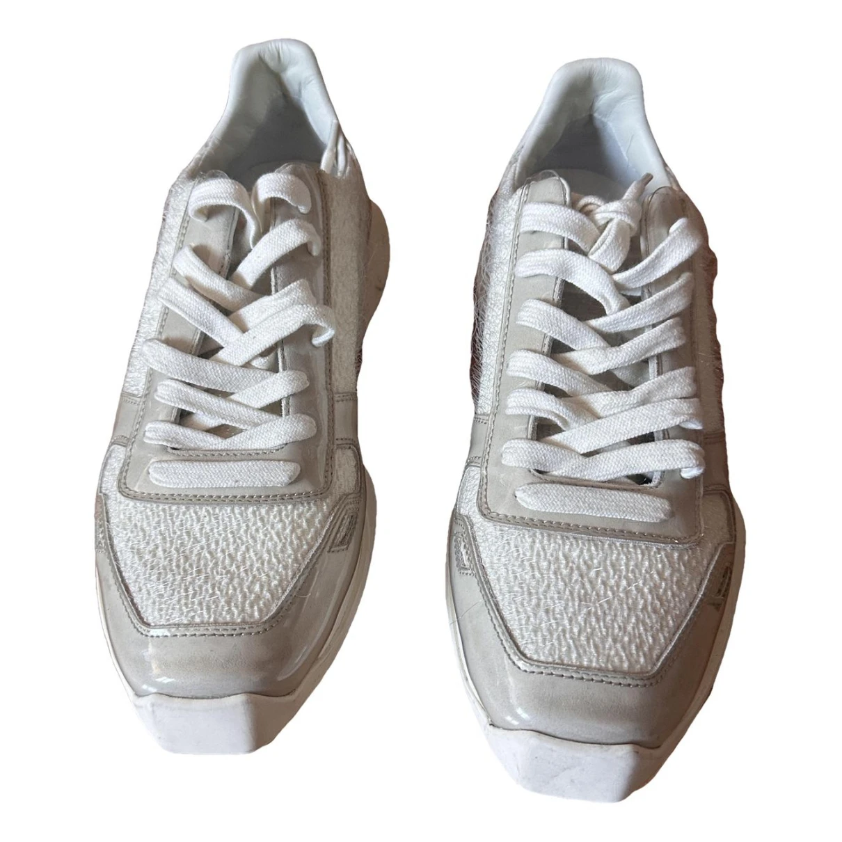 Pre-owned Rick Owens Trainers In White