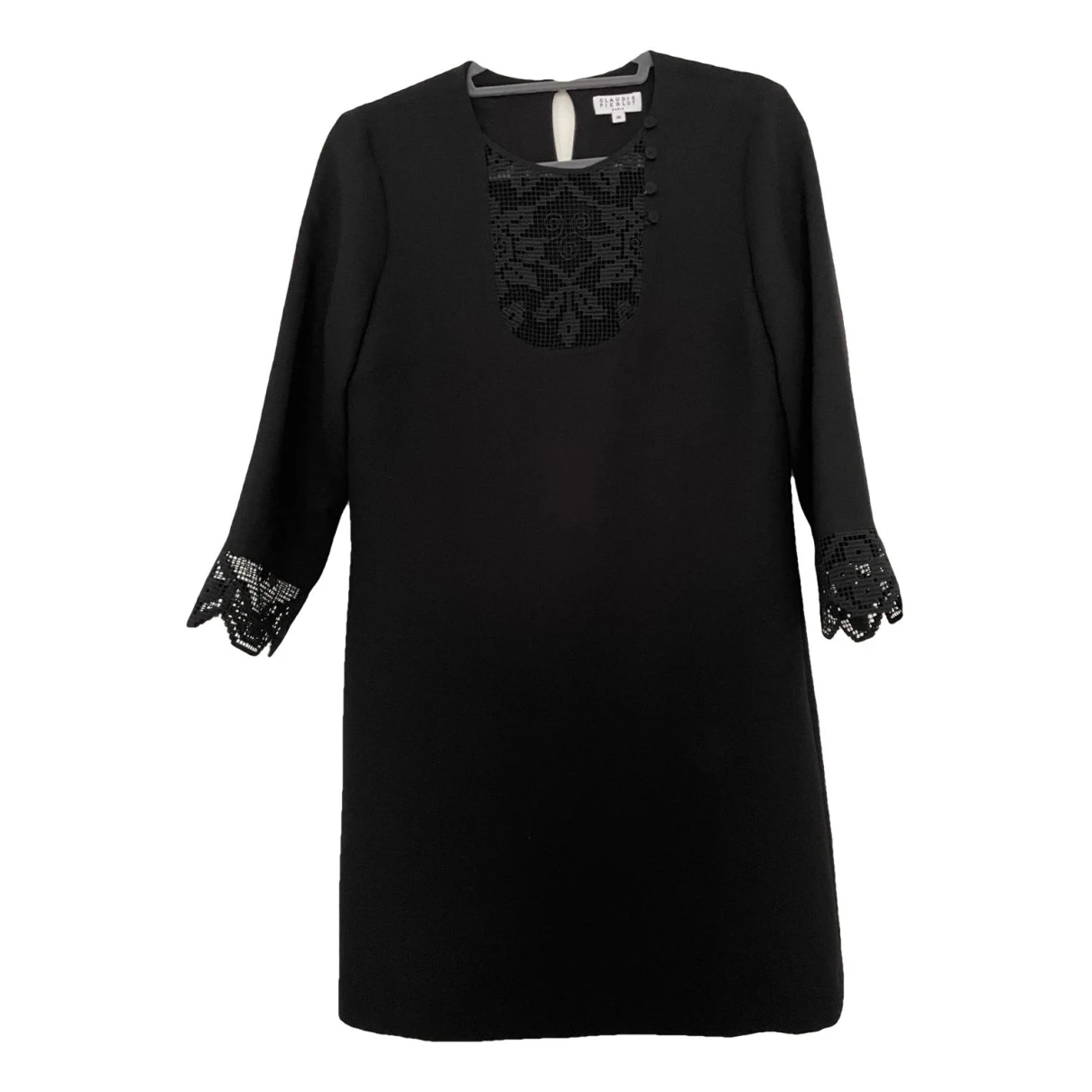 Pre-owned Claudie Pierlot Mid-length Dress In Black
