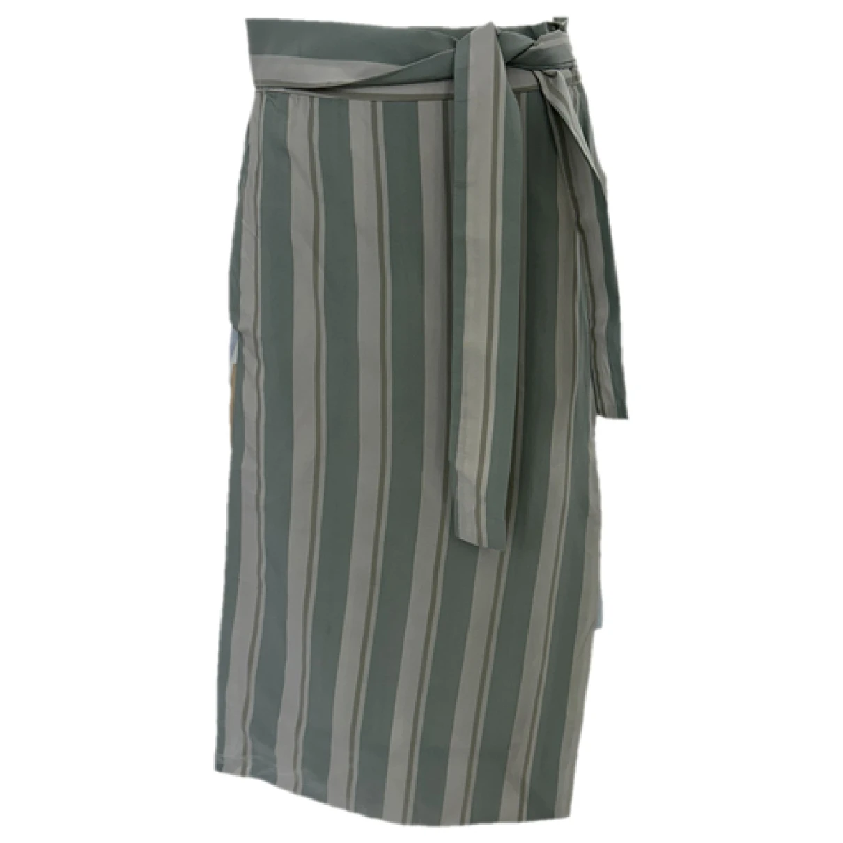Pre-owned Vivienne Westwood Linen Mid-length Skirt In Multicolour