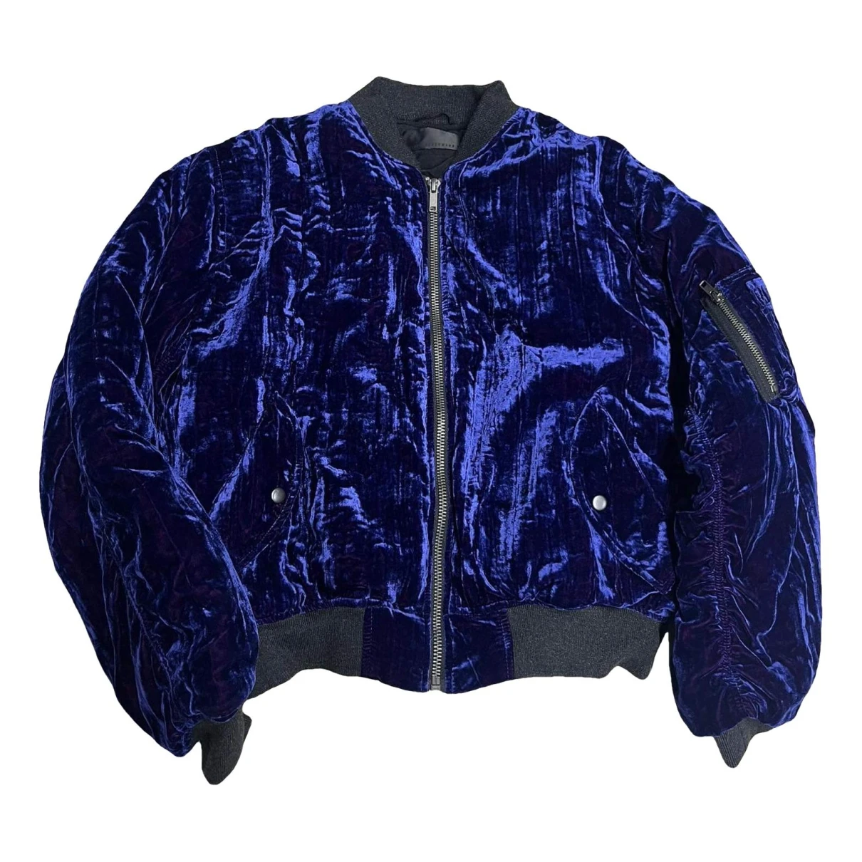 Pre-owned Haider Ackermann Velvet Jacket In Blue