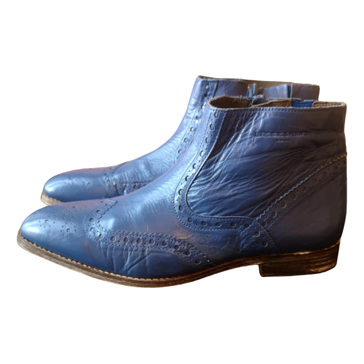 Pre-owned Liebeskind Leather Boots In Blue