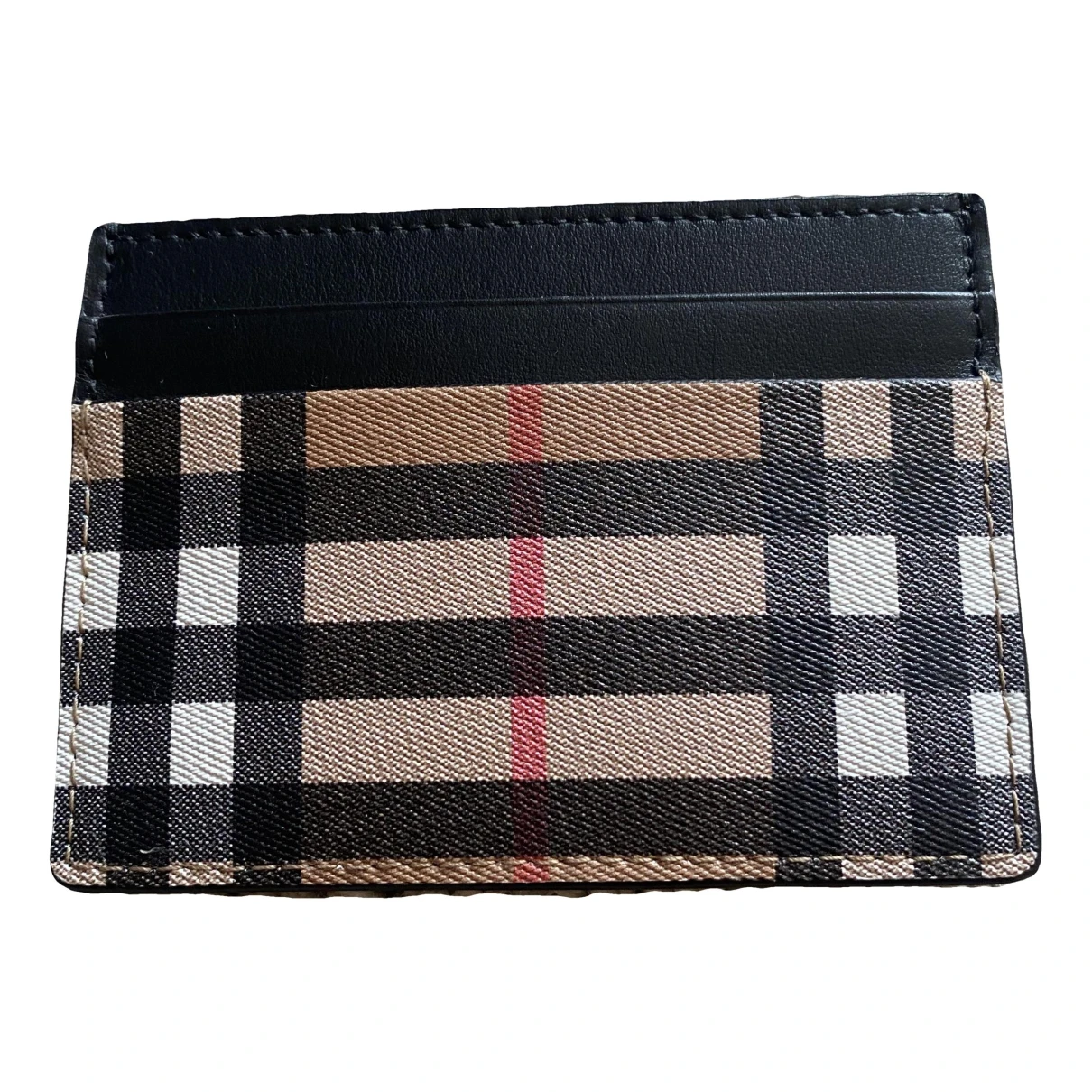 Pre-owned Burberry Cloth Small Bag In Multicolour