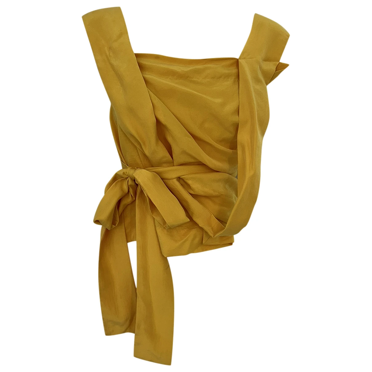 Pre-owned Vivienne Westwood Silk Camisole In Yellow