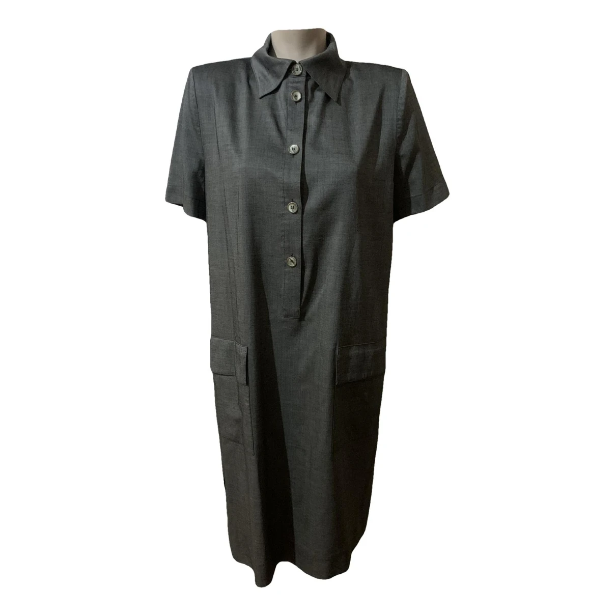 Pre-owned Givenchy Dress In Grey
