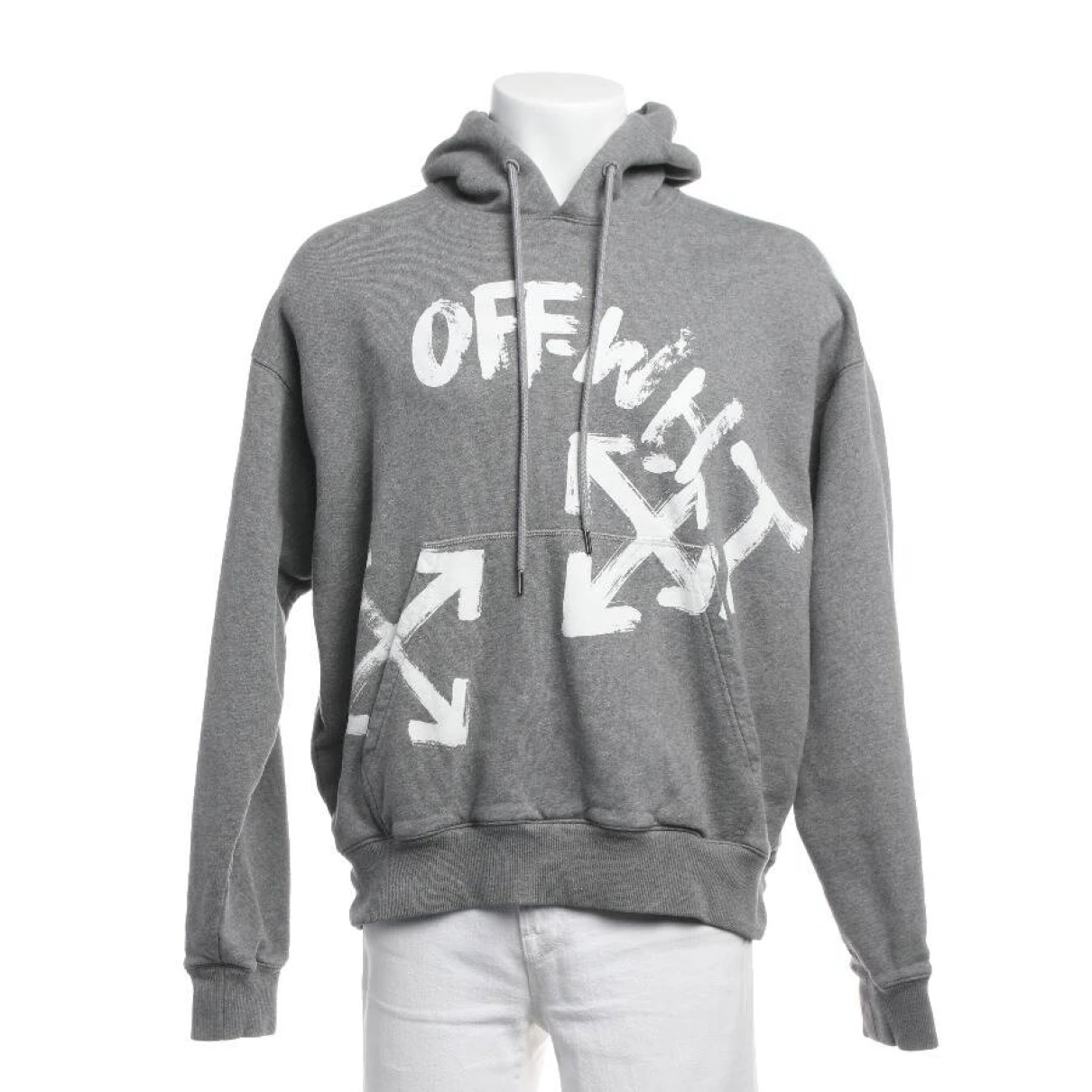 Pre-owned Off-white Wool Sweatshirt In Grey