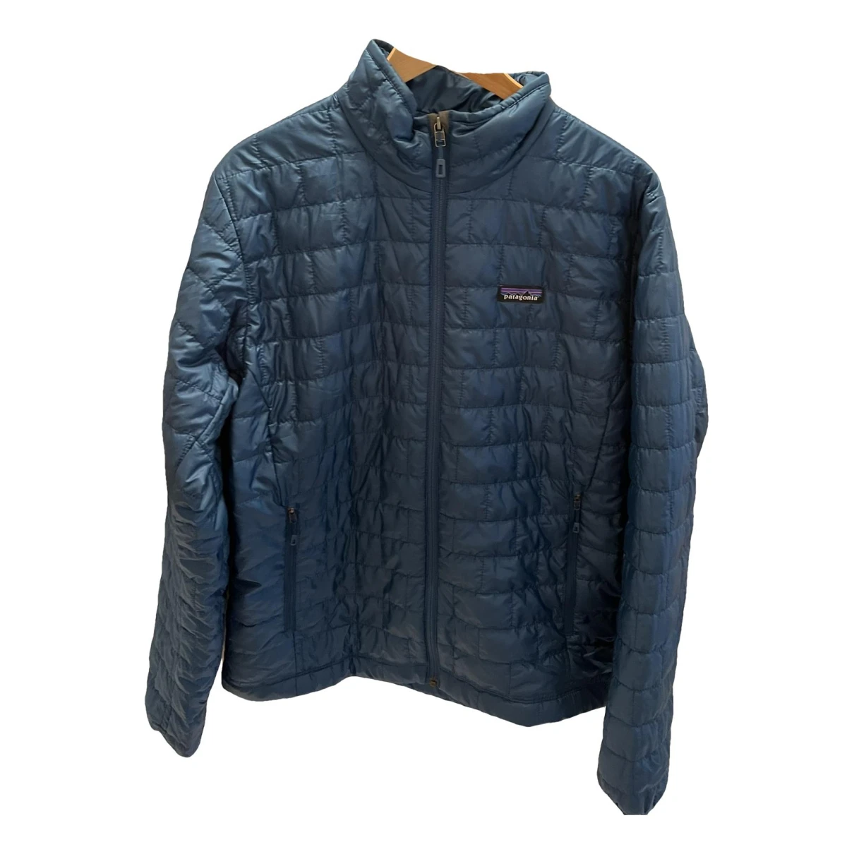 Pre-owned Patagonia Puffer In Blue