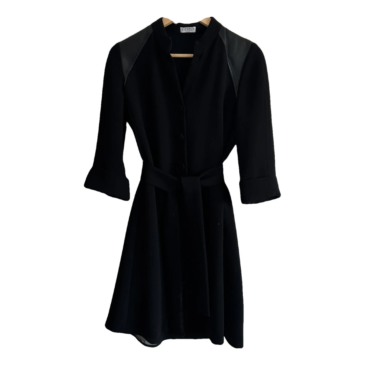 Pre-owned Claudie Pierlot Fall Winter 2019 Mid-length Dress In Black
