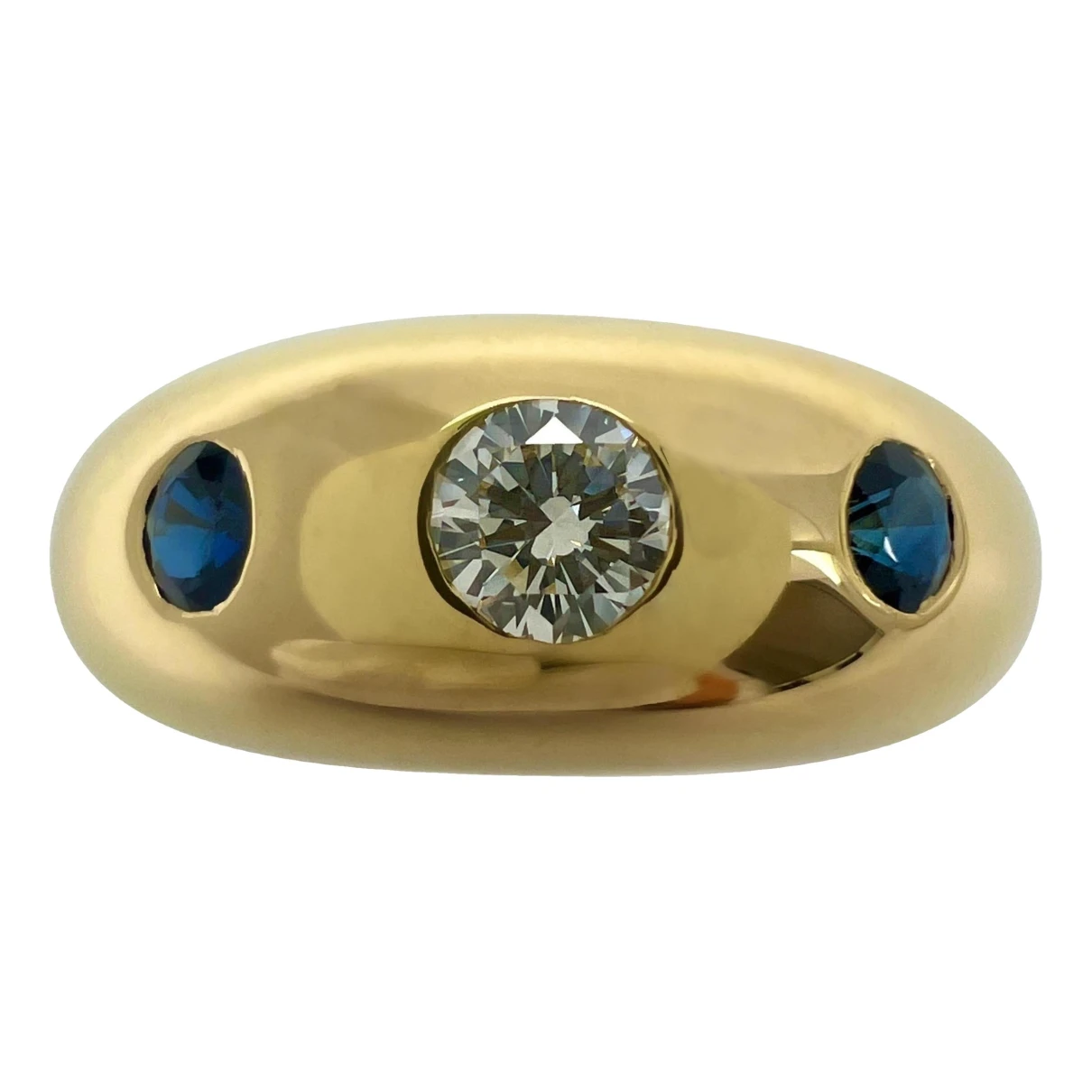 Pre-owned Cartier Ring In Blue
