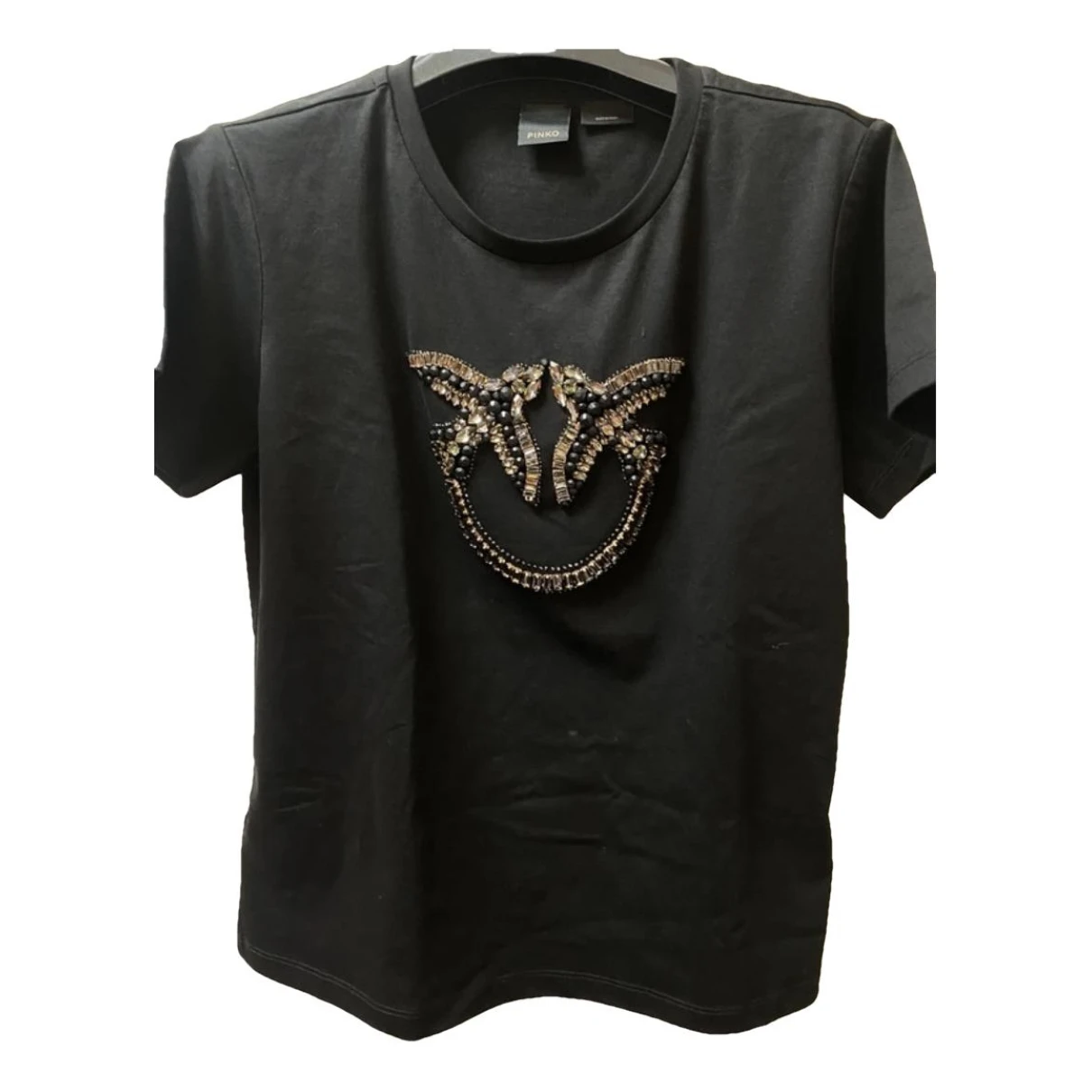 Pre-owned Pinko T-shirt In Black