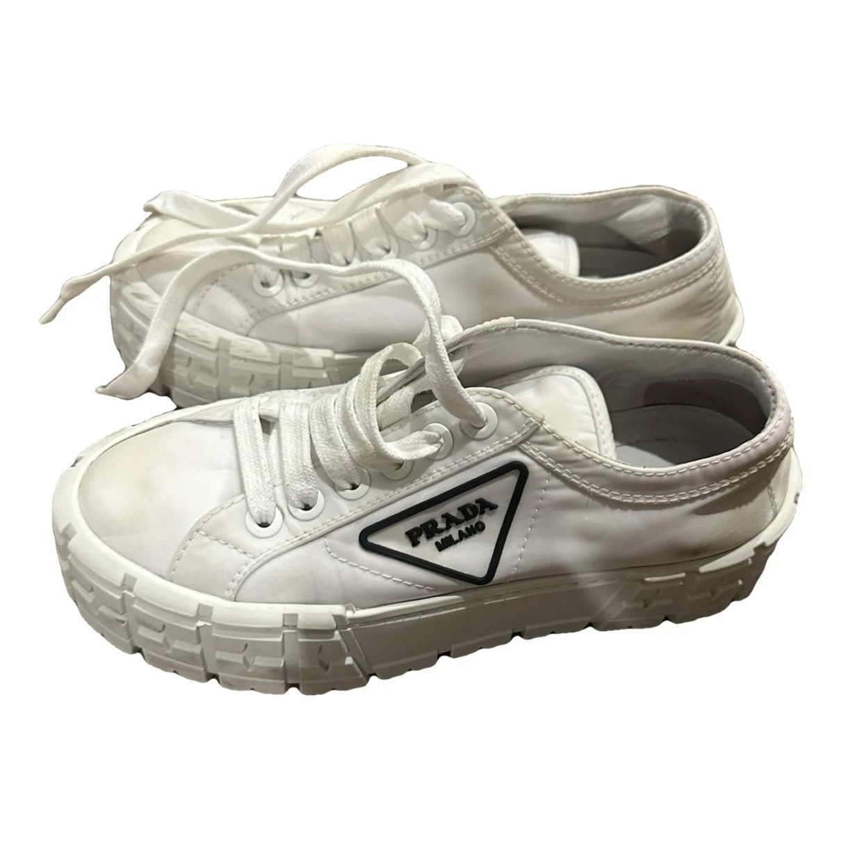Pre-owned Prada Trainers In White