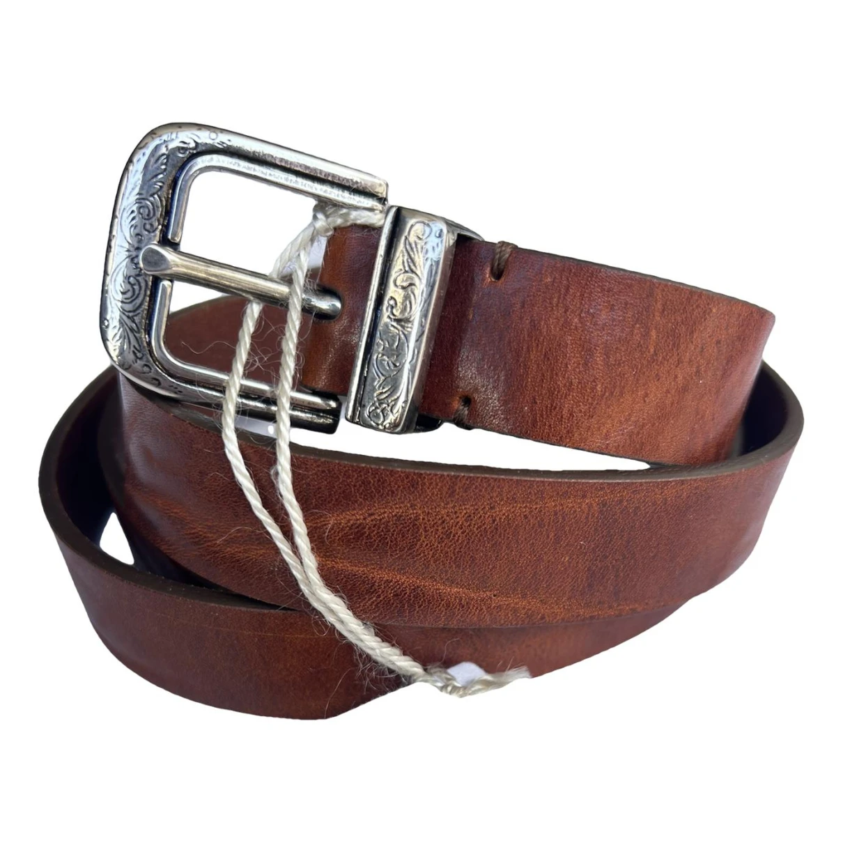 Pre-owned Brunello Cucinelli Leather Belt In Brown