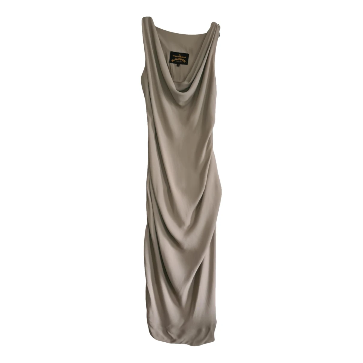 Pre-owned Vivienne Westwood Anglomania Mid-length Dress In Khaki