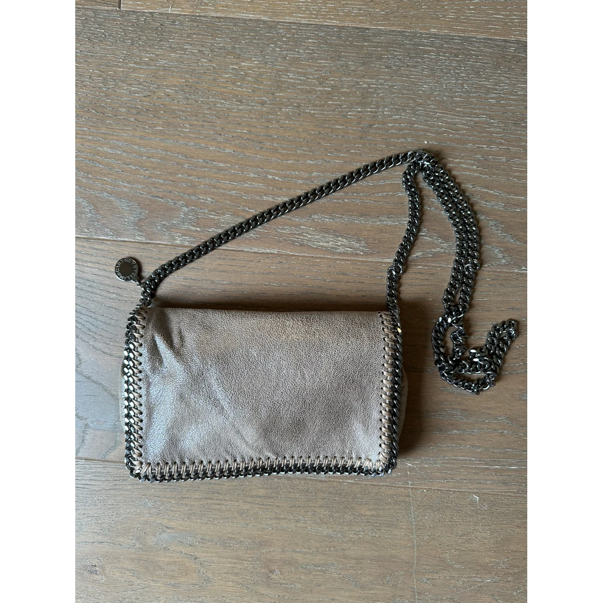 Pre-owned Stella Mccartney Leather Crossbody Bag In Brown
