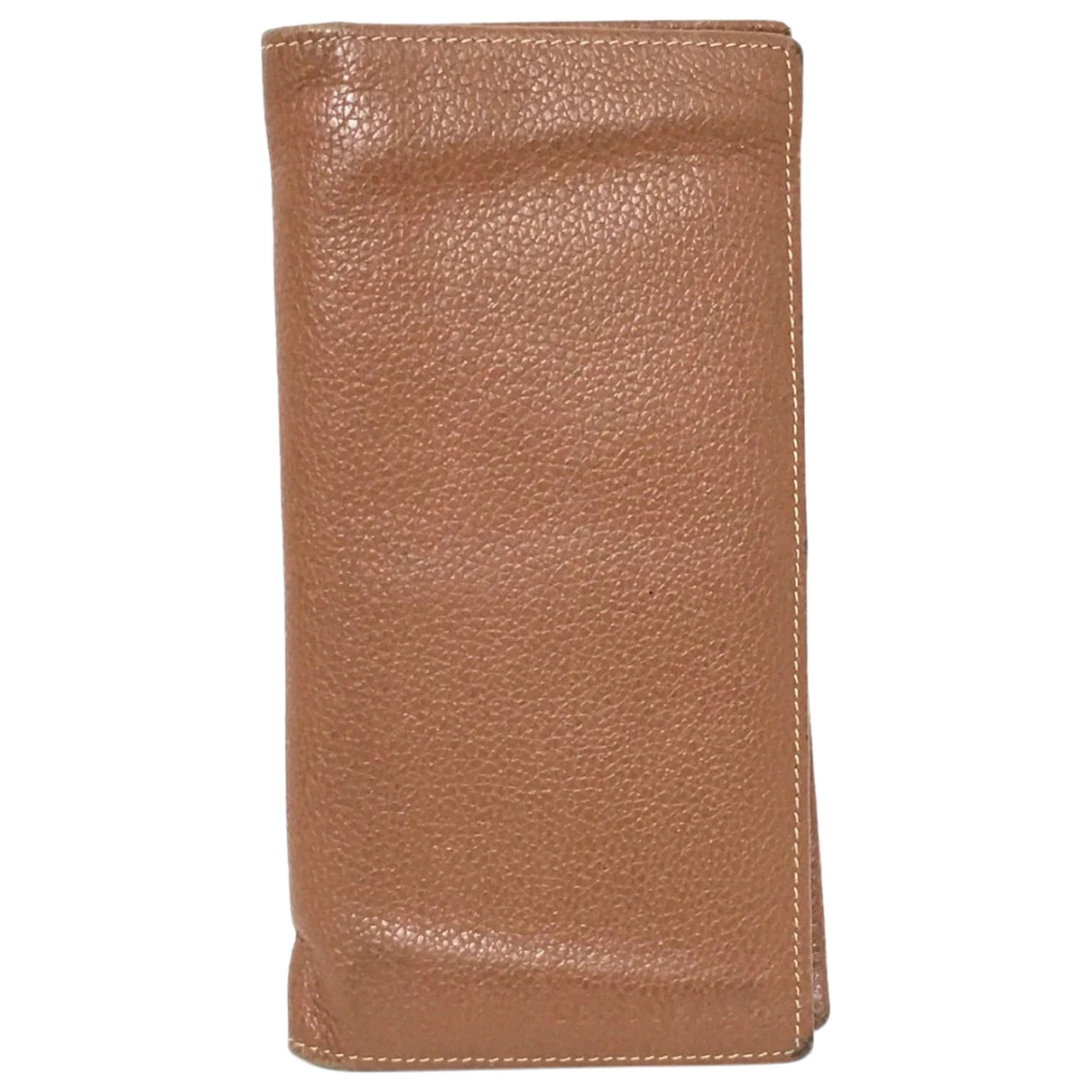 Pre-owned Longchamp Leather Wallet In Brown