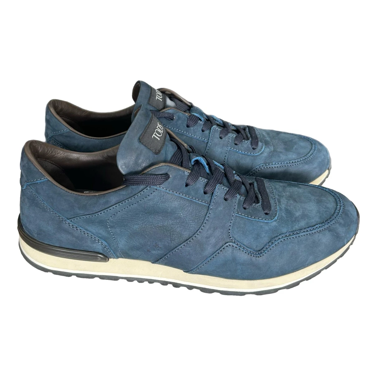 Pre-owned Tod's Low Trainers In Blue