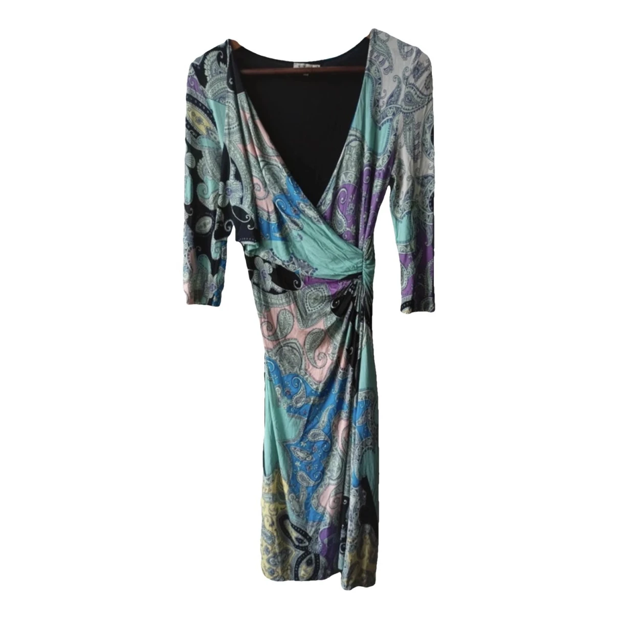 Pre-owned Etro Mid-length Dress In Blue