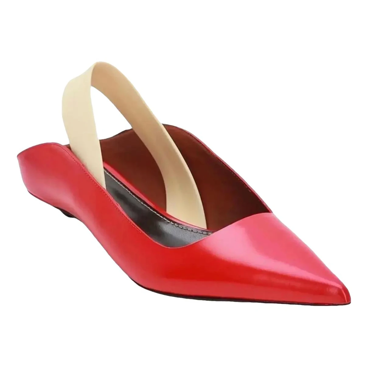 Pre-owned Proenza Schouler Leather Mules & Clogs In Red