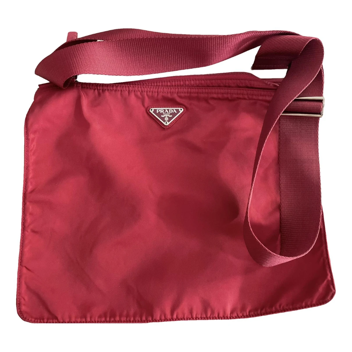 Pre-owned Prada Crossbody Bag In Red