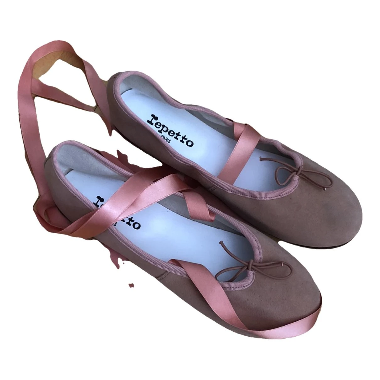 Pre-owned Repetto Ballet Flats In Pink