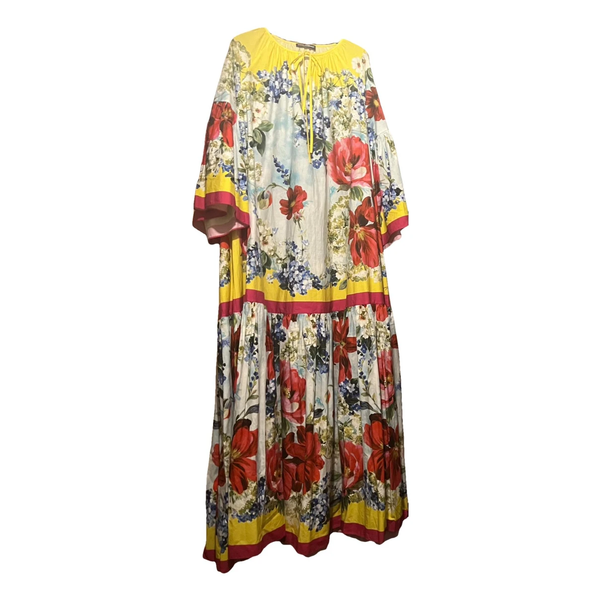 Pre-owned Dolce & Gabbana Maxi Dress In Multicolour