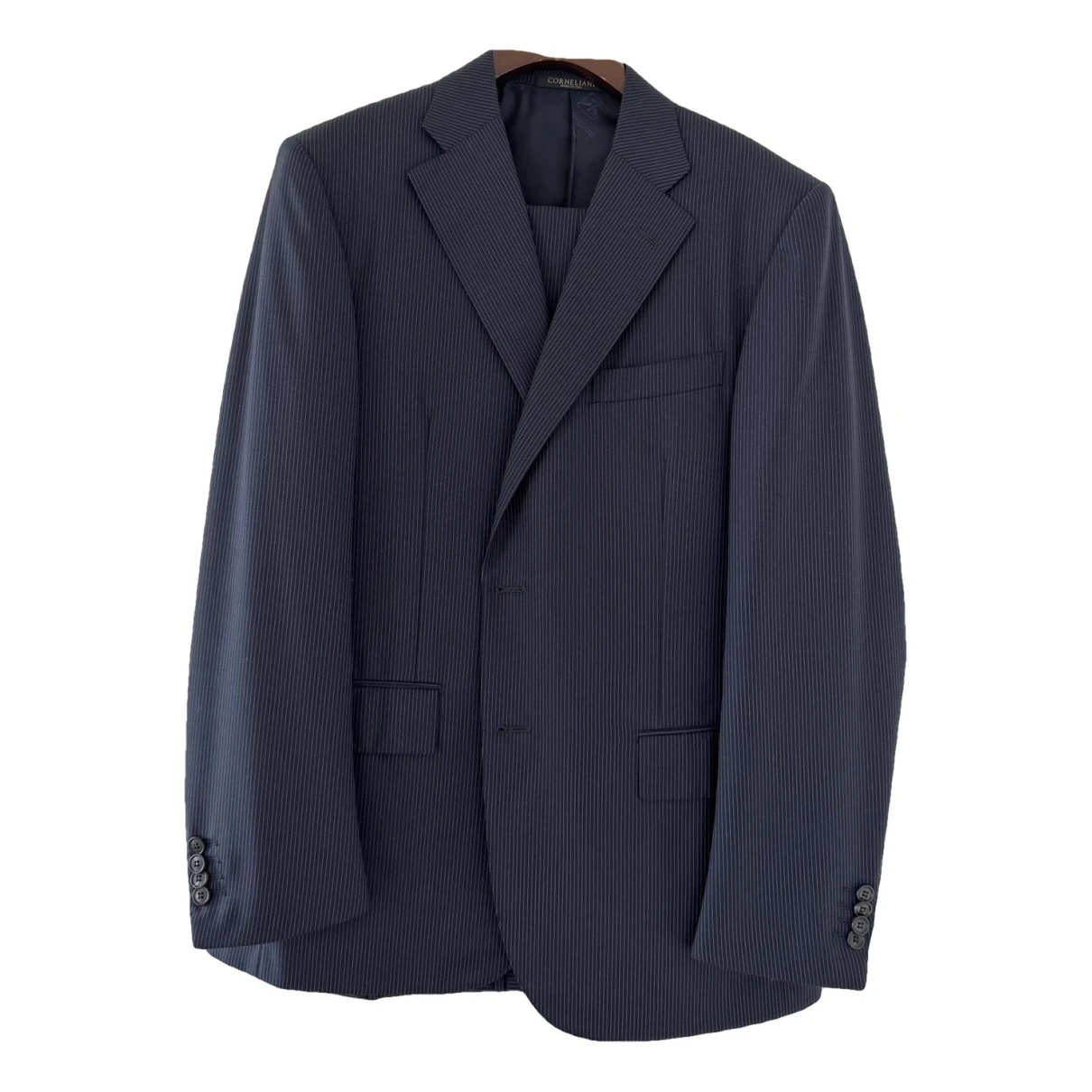 Pre-owned Corneliani Wool Suit In Blue