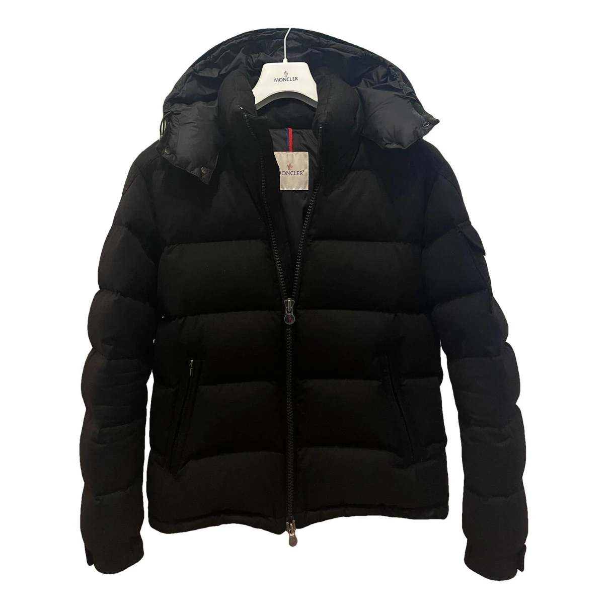 Pre-owned Moncler Classic Wool Vest In Black