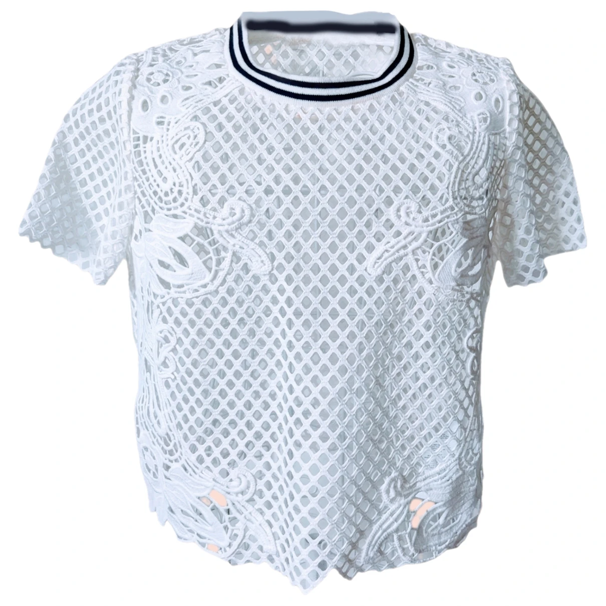 Pre-owned Maje Blouse In White