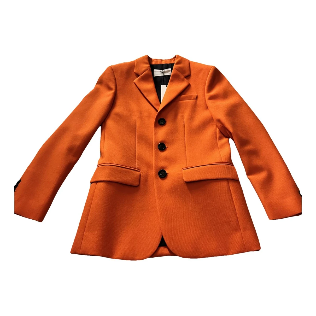 Pre-owned Ami Alexandre Mattiussi Wool Blazer In Orange