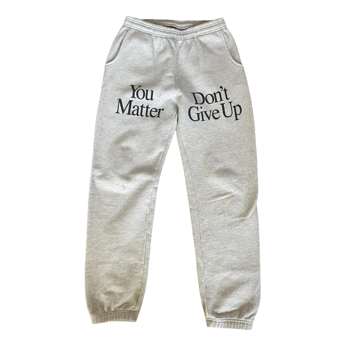 Pre-owned Praying Trousers In Grey