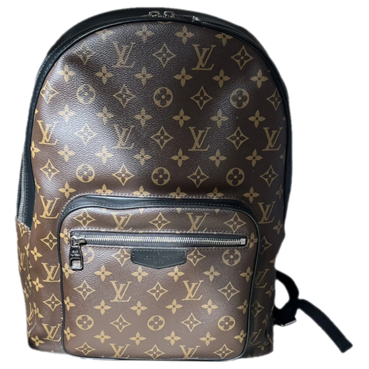 Pre-owned Louis Vuitton Josh Backpack Leather Weekend Bag In Brown